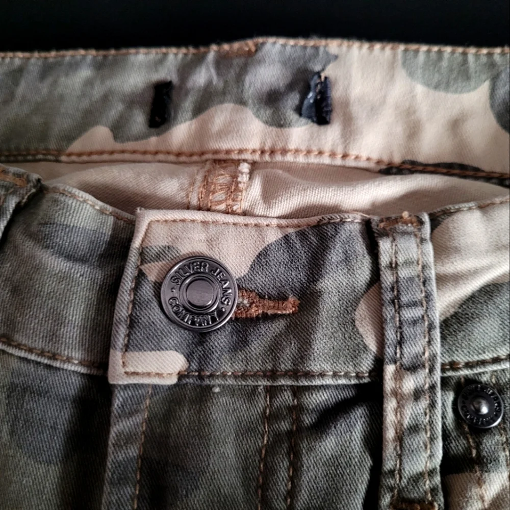 Silver Jeans Camo Beau W24/28.5 - Picture 3 of 4